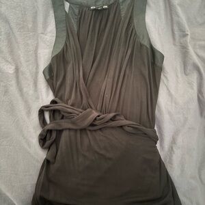 Club Monaco Black Sleeveless top